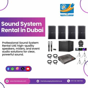How to Pick the Best Sound System Rental in Dubai?