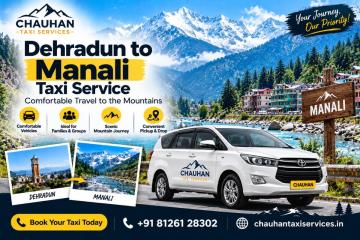 Book a Dehradun to Manali Cab for Your Next Holiday
