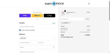 30% OFF Your Order on Party Patch
