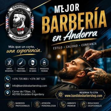 Bandidos Barbershop – Tu Mejor Barbería en Andorra para Cabello y Barba