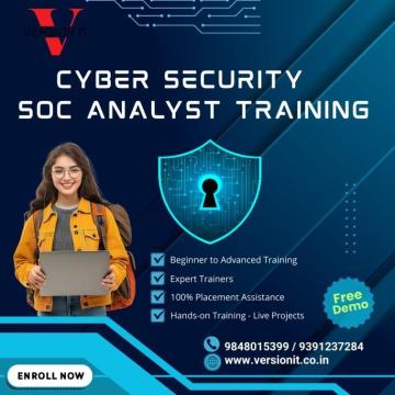 Cyber Security SOC Analyst Course institute in Hyderabad| Version IT