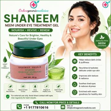 Shaneem Neem Under Eye Treatment Gel | Acne Medication Care | OnlineGenericMedicine