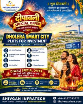 Diwali 2026 Offers at Plots in Dholera Smart City
