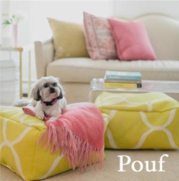 Manufacturer and exporter of designer Custom Made Rugs, Poufs Manufacturers and Exporters in India