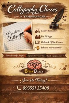 Enhance Creativity with Calligraphy Classes in Yamunanagar