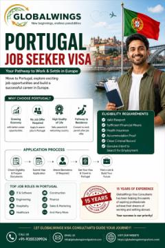 Apply for Portugal Job Seeker Visa | Trusted Visa Consultants
