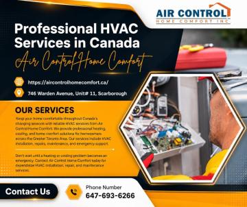 Professional HVAC Services in Canada – Air Control Home Comfort