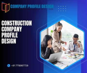 Premium Construction Company Profile Design for Powerful Brand Identity