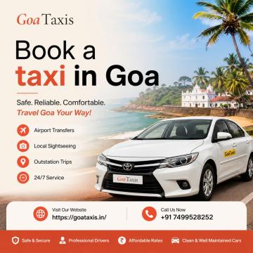 Book a Taxi in Goa for Safe, Easy & Comfortable Travel