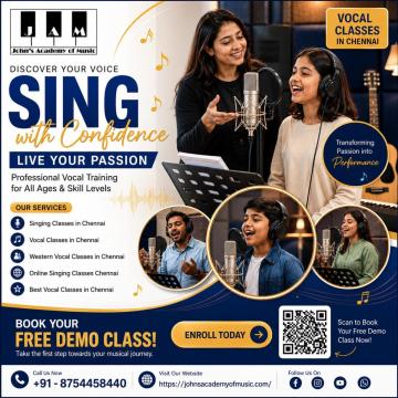 Best Singing Classes in Chennai – Learn from Expert Vocal Trainers