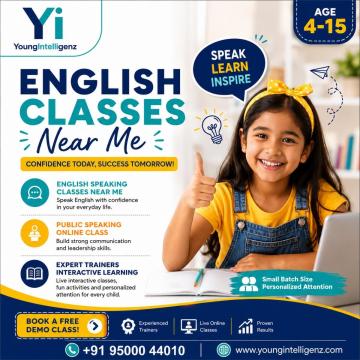 English Communication Classes for Kids and Adults in India
