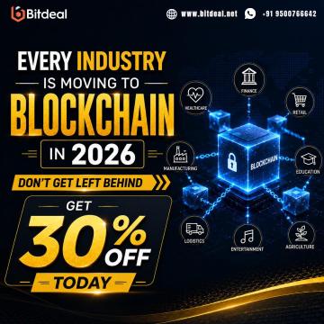 Every Industry is Moving to Blockchain in 2026 - Don't Get Left Behind - Get 30% OFF Today