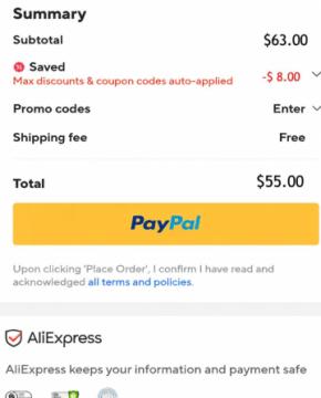 AliExpress Exclusive: Up to $55 OFF All Purchase of $18 - $379