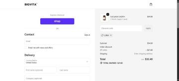 BIGVITA: 40% OFF Your Purchase