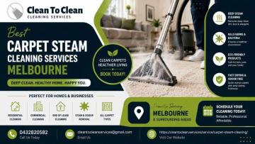 Best carpet steam cleaning services Melbourne
