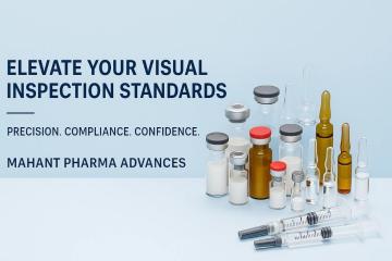 Best certified visual inspection challenge set for the pharma industry
