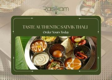 Taste Authentic Satvik Thali! Order Yours Today