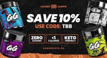 Save 10% on GamerSupps GG Energy – Use Code TBB