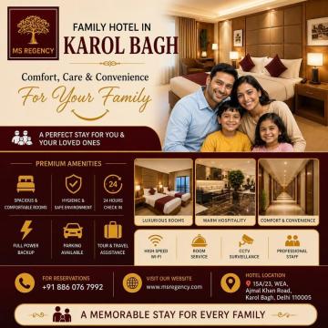 Hotel Near BLK Hospital - Comfortable Stay