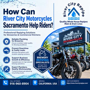 How Does River City Repipe Support River City Motorcycles Sacramento?