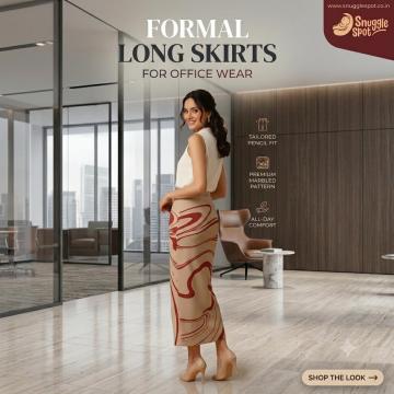 Refresh Your Work Wardrobe with Formal Long Skirts for Office Wear