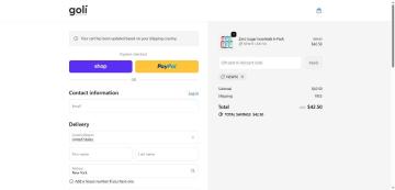 50% OFF + Free Shipping Your Order on Goli