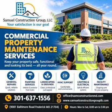 Professional Commercial Property Maintenance Services for Businesses