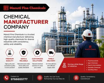 Chemical Manufacturer Company Delivering Industry Grade Chemicals