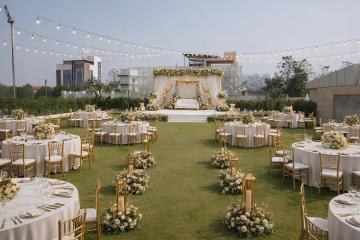 Outdoor Luxury Convention Hall in Hyderabad