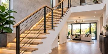 Contemporary Railings for Interior Stairs | Acadia Stairs