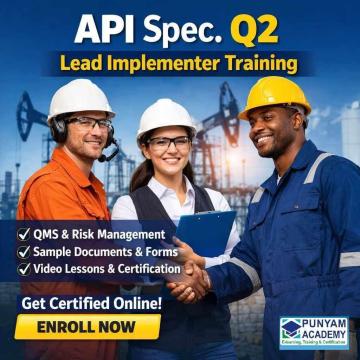 API Spec. Q2 Lead Implementer Training – Online Certification