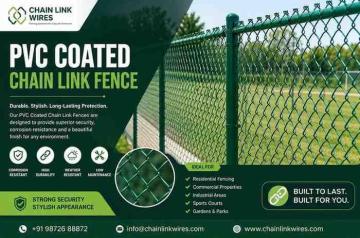 PVC Coated Chain Link Fence