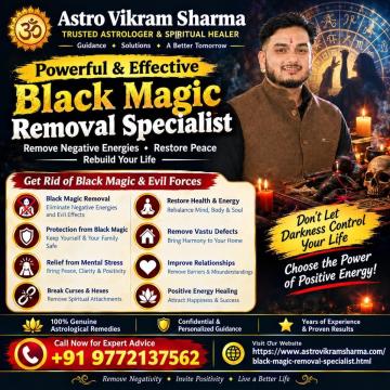 Black Magic Removal Specialist in Jaipur | Astro Vikram Sharma