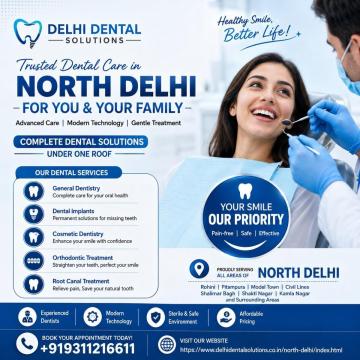 Best Dental Clinic in North Delhi | Kamniyata Dental Solutions