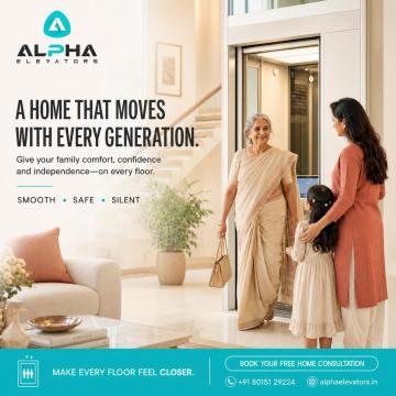 Home Lift Company in Chennai | Alpha Elevators