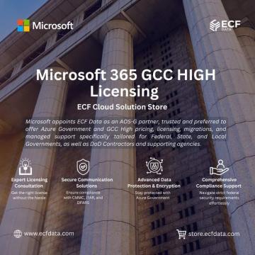 Is Your Business CMMC Ready? Get GCC High Licenses from ECF Data