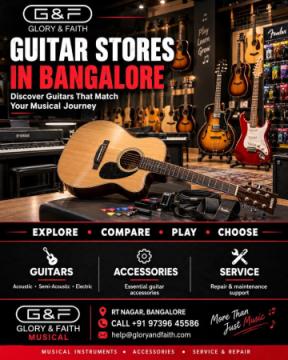 Top Guitar Stores in Bangalore