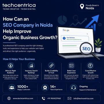 How Can an SEO Company in Noida Help Improve Organic Business Growth?