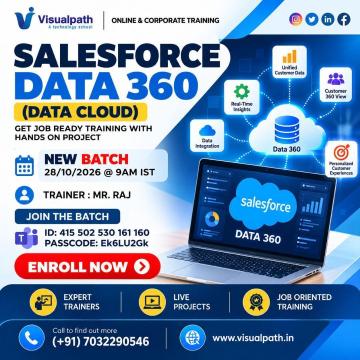Salesforce Data 360 (Data Cloud) Training New Batch Announcement