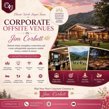 Corporate Offsite in Jim Corbett – A Refreshing Blend of Work and Wellness