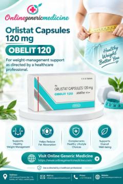 Obelit 120mg – for Weight Loss Journey | Online Generic Medicine