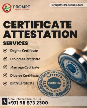 Best Certificate Attestation in Dubai