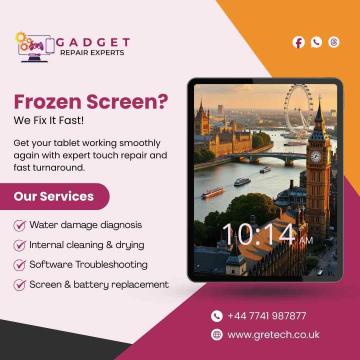 Samsung Tablet Repair for Frozen Screen Issues