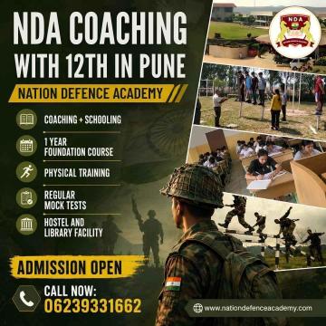 NDA Coaching with 12th in Pune