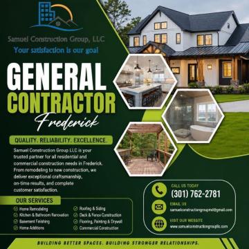 Reliable General Contractor Frederick for Quality Construction Solutions