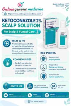 Arcolane Scalp Solution – Ketoconazole Scalp Care Information | Online Generic Medicine