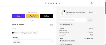 Charms Official: 60% OFF Sitewide + Free Shipping