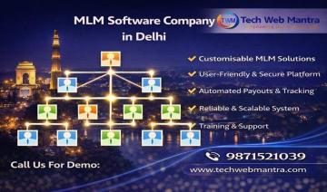 Best mlm software company in delhi| Tech web Mantra
