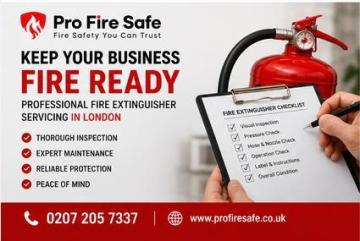Stay Prepared, Stay Protected: Fire Extinguisher Servicing London