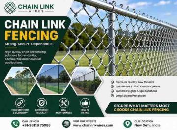 High-Strength Chain Link Fencing Solutions